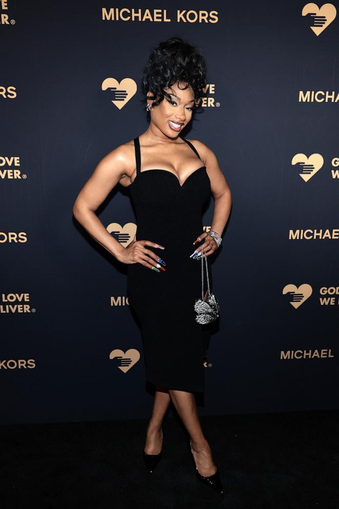 PHOTO: Megan Thee Stallion attends the God's Love We Deliver Golden Heart Awards at Cathedral of St. John the Divine on Oct. 21, 2024, in New York.