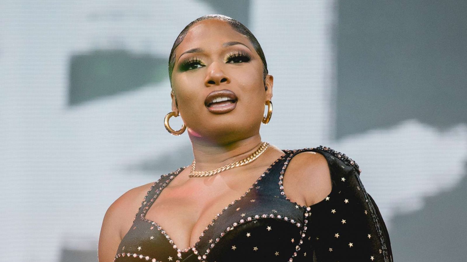 PHOTO: Rapper Megan Thee Stallion performs onstage during the Austin City Limits Music Festival at Zilker Park on Oct. 08, 2021 in Austin, Texas.