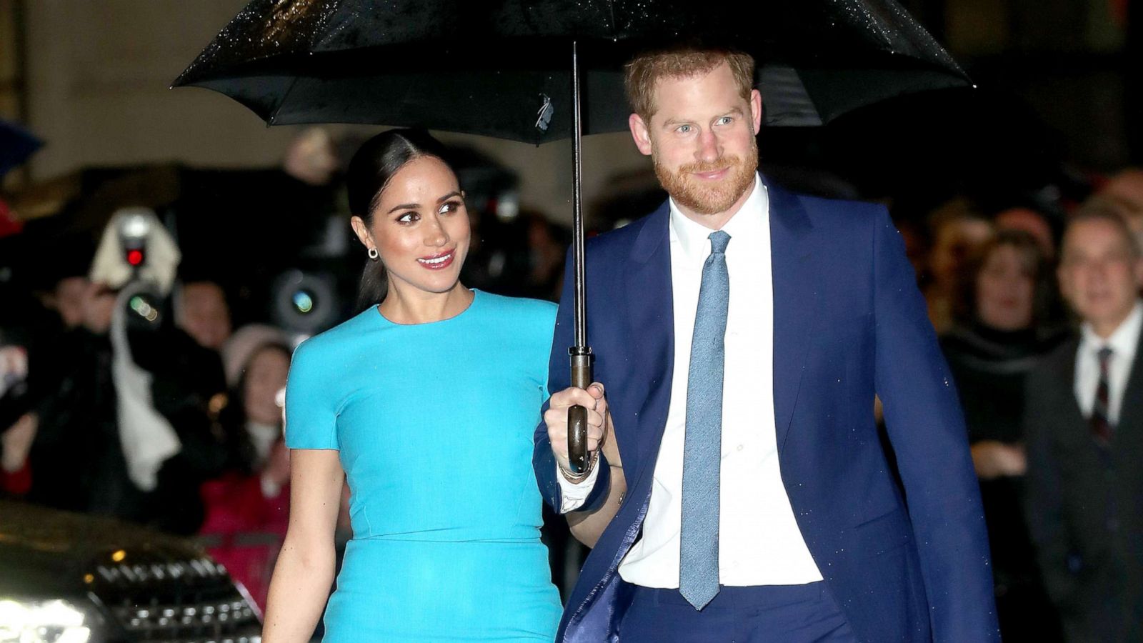 PHOTO: Meghan, Duchess of Sussex and Prince Harry, Duke of Sussex attend The Endeavour Fund Awards at Mansion House on March 5, 2020 in London.