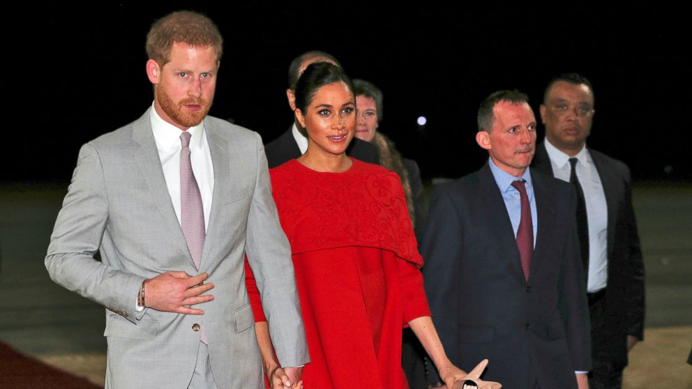 The royal couple paid a visit to a girls boarding house and school in the foothills of the Atlas Mountains.