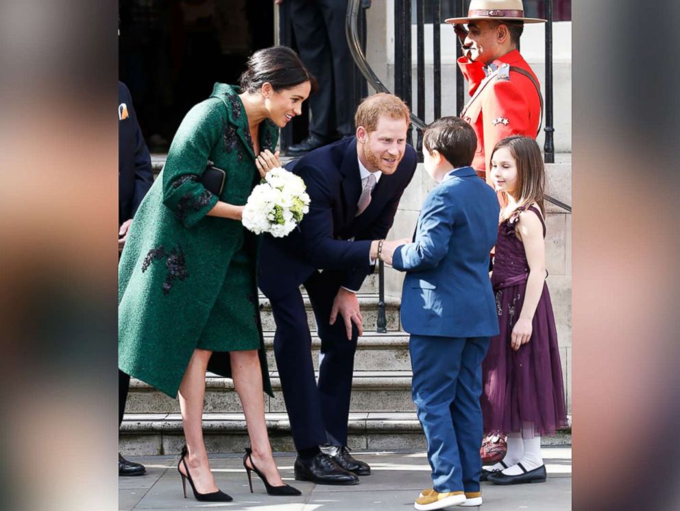 PHOTO: Prince Harry and Meghan, Duke and Duchess of Sussex, leave Canada House after having attended an event to mark Commonwealth Day, March 11, 2019.