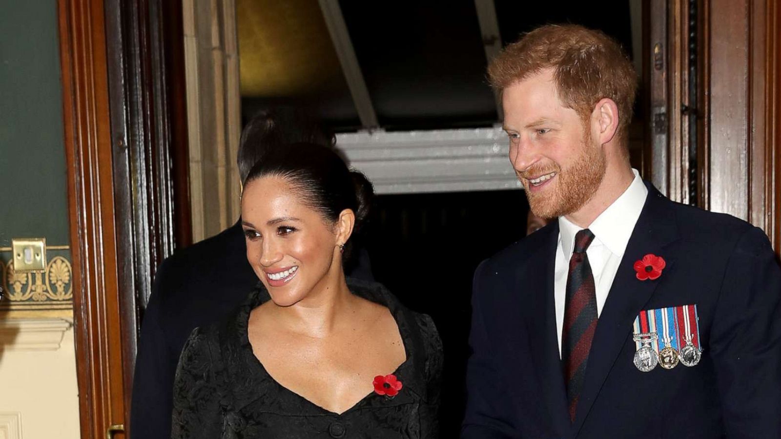 PHOTO: Meghan, Duchess of Sussex and Prince Harry, Duke of Sussex attend the annual Royal British Legion Festival of Remembrance at the Royal Albert Hall on Nov. 09, 2019, in London.