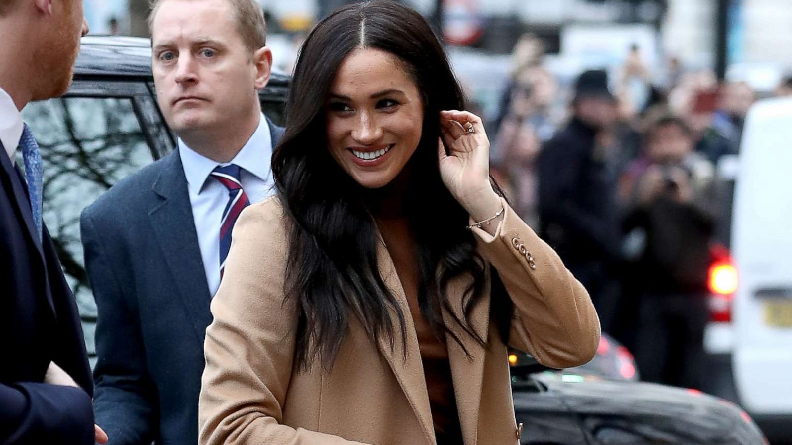 Photos: Meghan Markle steps out in camel coat in California with