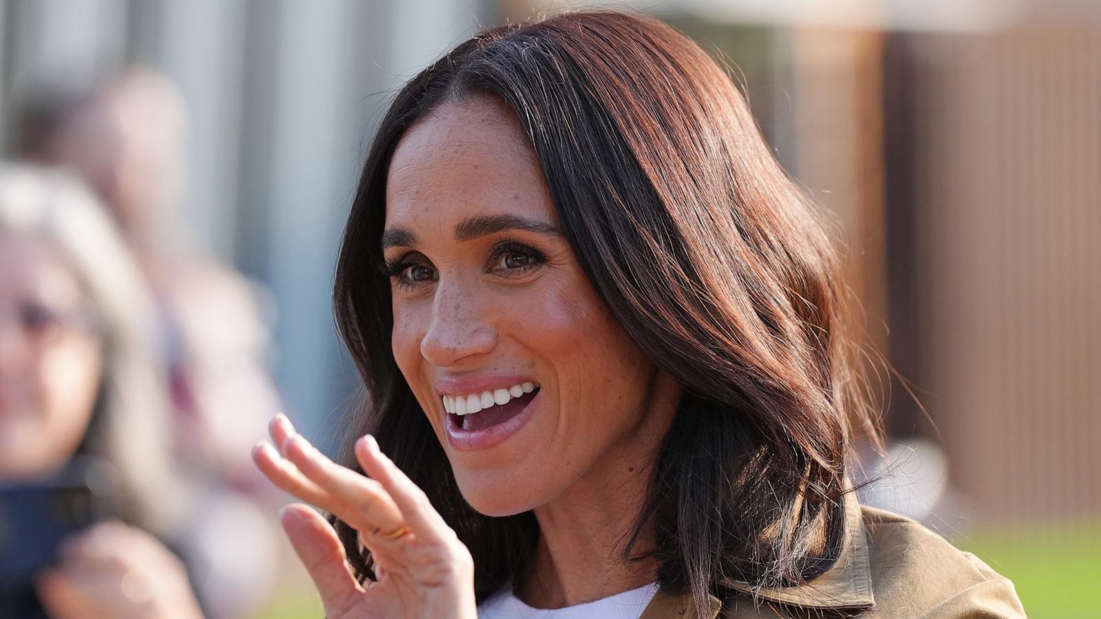 PHOTO: Meghan, Duchess of Sussex, takes part in the Scar Tree Walk on day three of the royal trip on April 16, 2026 in Melbourne, Australia.