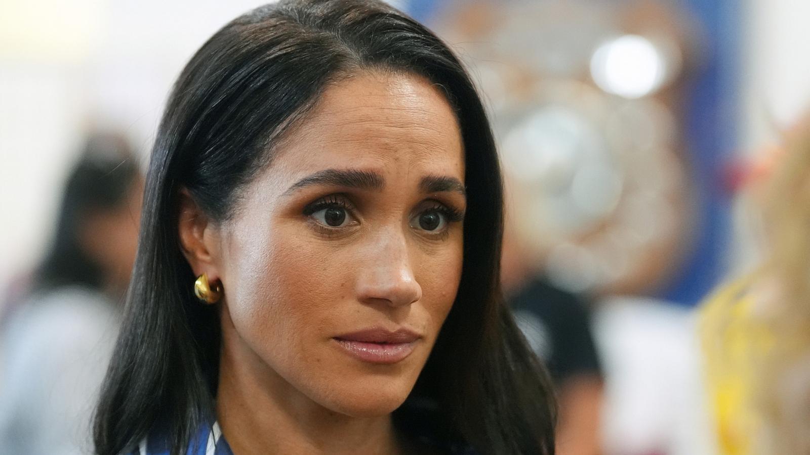 PHOTO: Meghan Markle, Duchess of Sussex visits the Bondi Surf Bathers' Life Saving Club, during a visit to Bondi Beach, April 17, 2026 in Sydney, Australia.