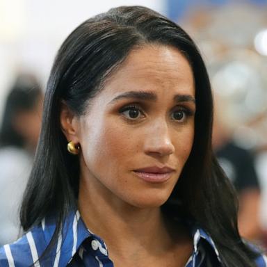 PHOTO: Meghan Markle, Duchess of Sussex visits the Bondi Surf Bathers' Life Saving Club, during a visit to Bondi Beach, April 17, 2026 in Sydney, Australia. 