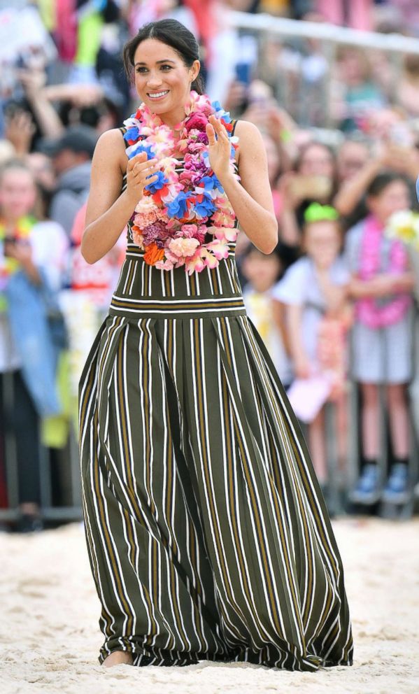 PHOTO: Meghan Markle, The Duchess of Sussex is pictured during a visit to Bondi Beach in Sydney, Australia, Oct. 19, 2018.