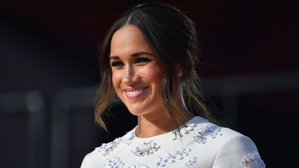 PHOTO: Duchess of Sussex Meghan Markle speaks during the 2021 Global Citizen Live festival at the Great Lawn, Central Park in New York City, Sept. 25, 2021.