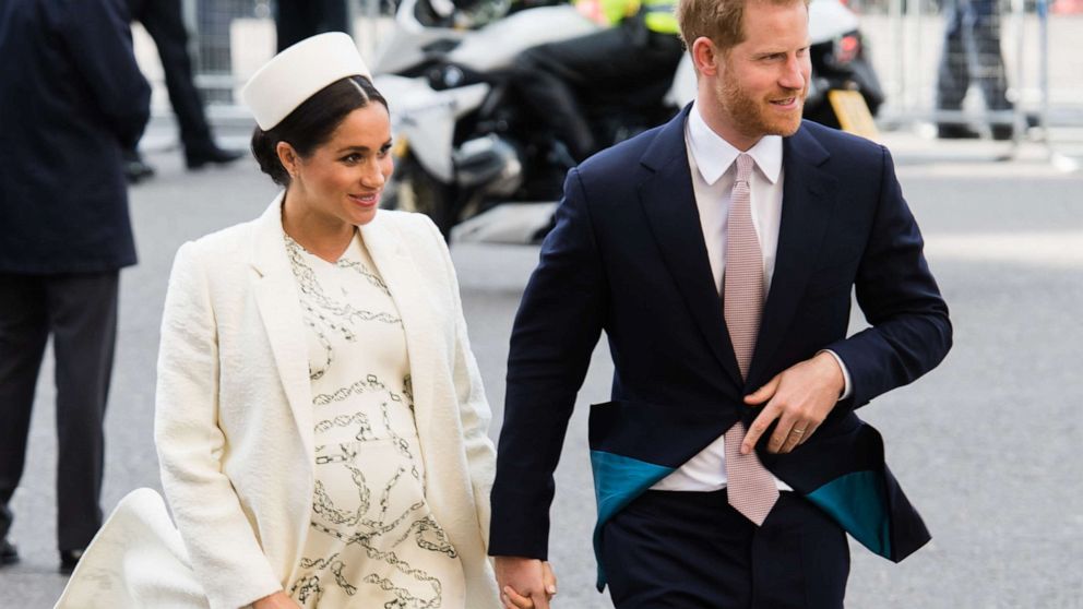 PHOTO: Meghan, Duchess of Sussex and Prince Harry, Duke of Sussex attend the Commonwealth Day service at Westminster Abbey on March 11, 2019 in London.