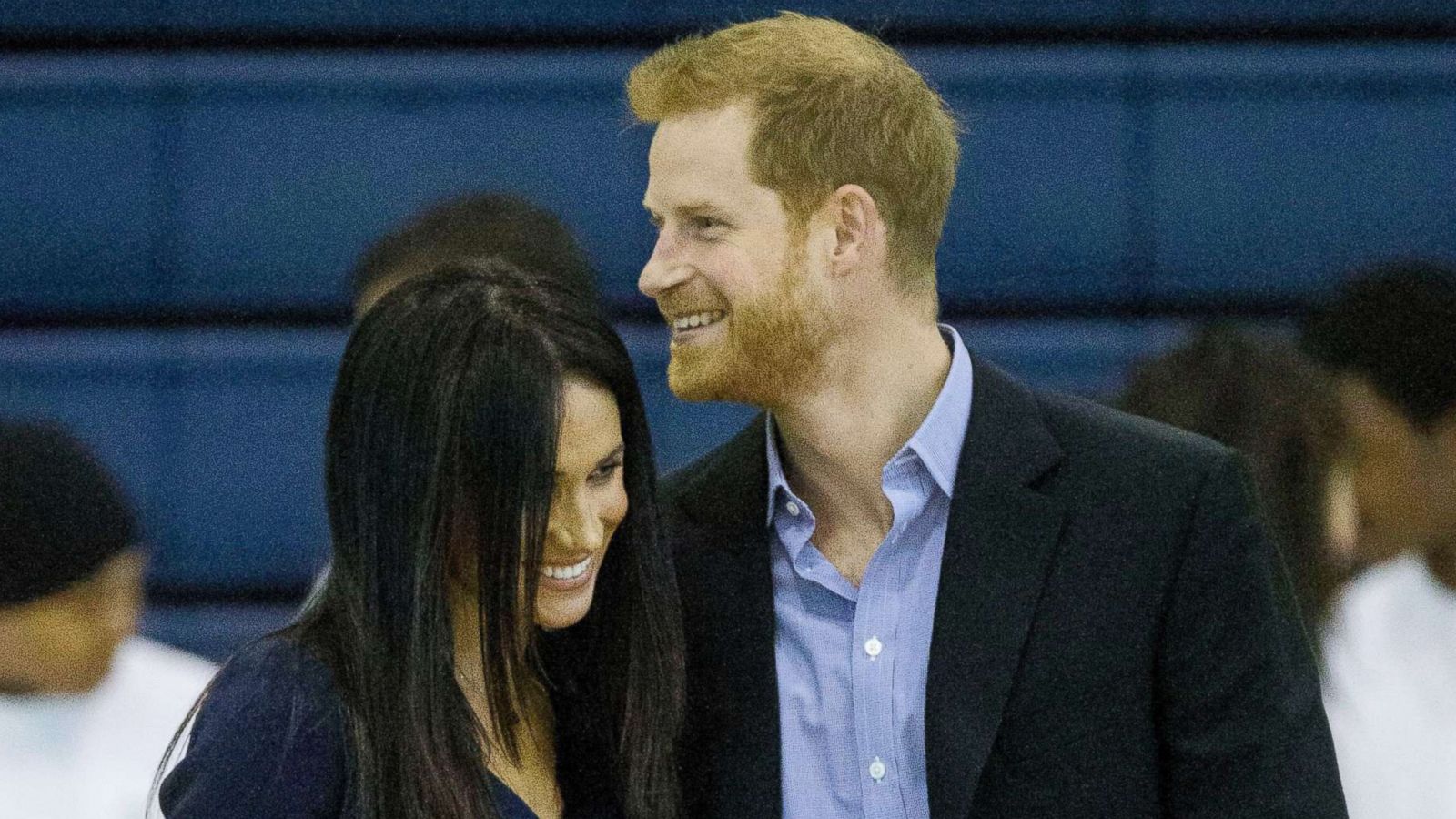 PHOTO: Meghan Markle, Duchess of Sussex joins Prince Harry during Coach Core apprentices at Loughborough University in Loughborough, Britain, Sept. 24, 2018.