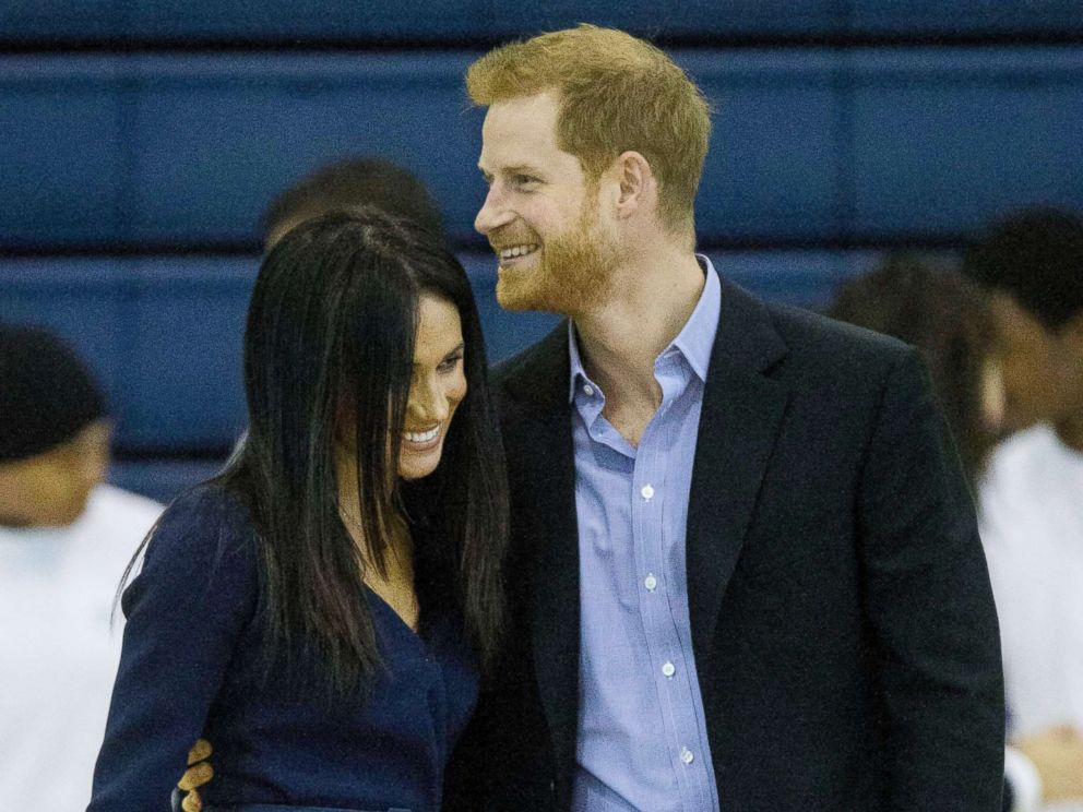 PHOTO: Meghan Markle, Duchess of Sussex joins Prince Harry during Coach Core apprentices at Loughborough University in Loughborough, Britain, Sept. 24, 2018.