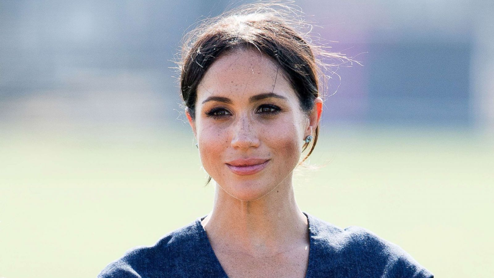 PHOTO: Meghan Markle, Duchess of Sussex attends the Sentebale Polo 2018 held at the Royal County of Berkshire Polo Club, July 26, 2018, in Windsor, England.