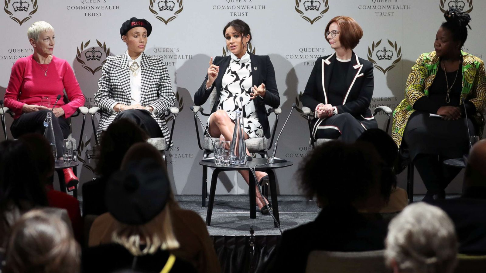 PHOTO: Britain's Meghan, Duchess of Sussex attends a panel discussion at King's College London, in London, Britain March 8, 2019.