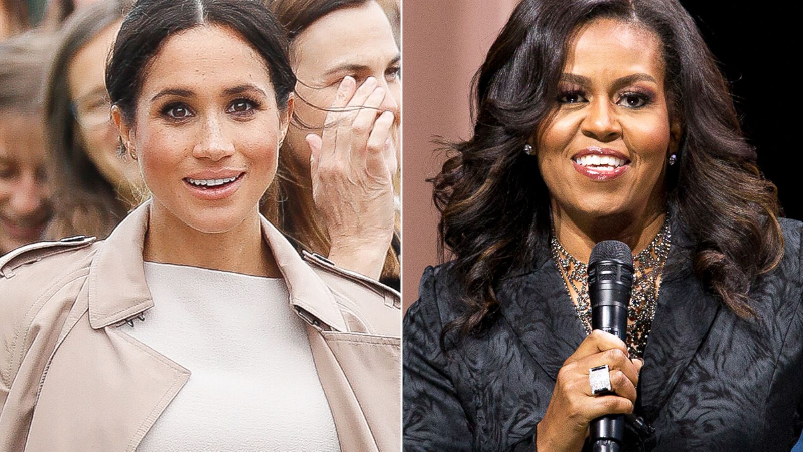 Meghan Markle meets with Michelle Obama at London stop of 'Becoming' book tour - ABC News