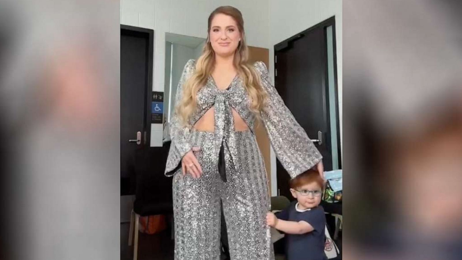 PHOTO: In a video posted to her Instagram account, Meghan Trainor sings and dances to her new song "Mother" with her son Riley.