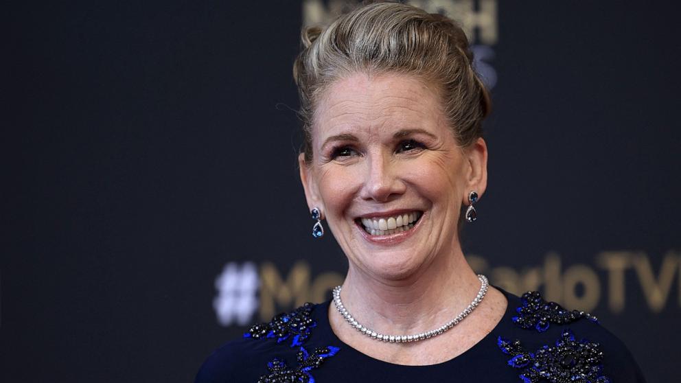 PHOTO: Melissa Gilbert poses at the Golden Nymph Awards ceremony of the 62nd Monte-Carlo Television Festival in Monaco, June 20, 2023. 