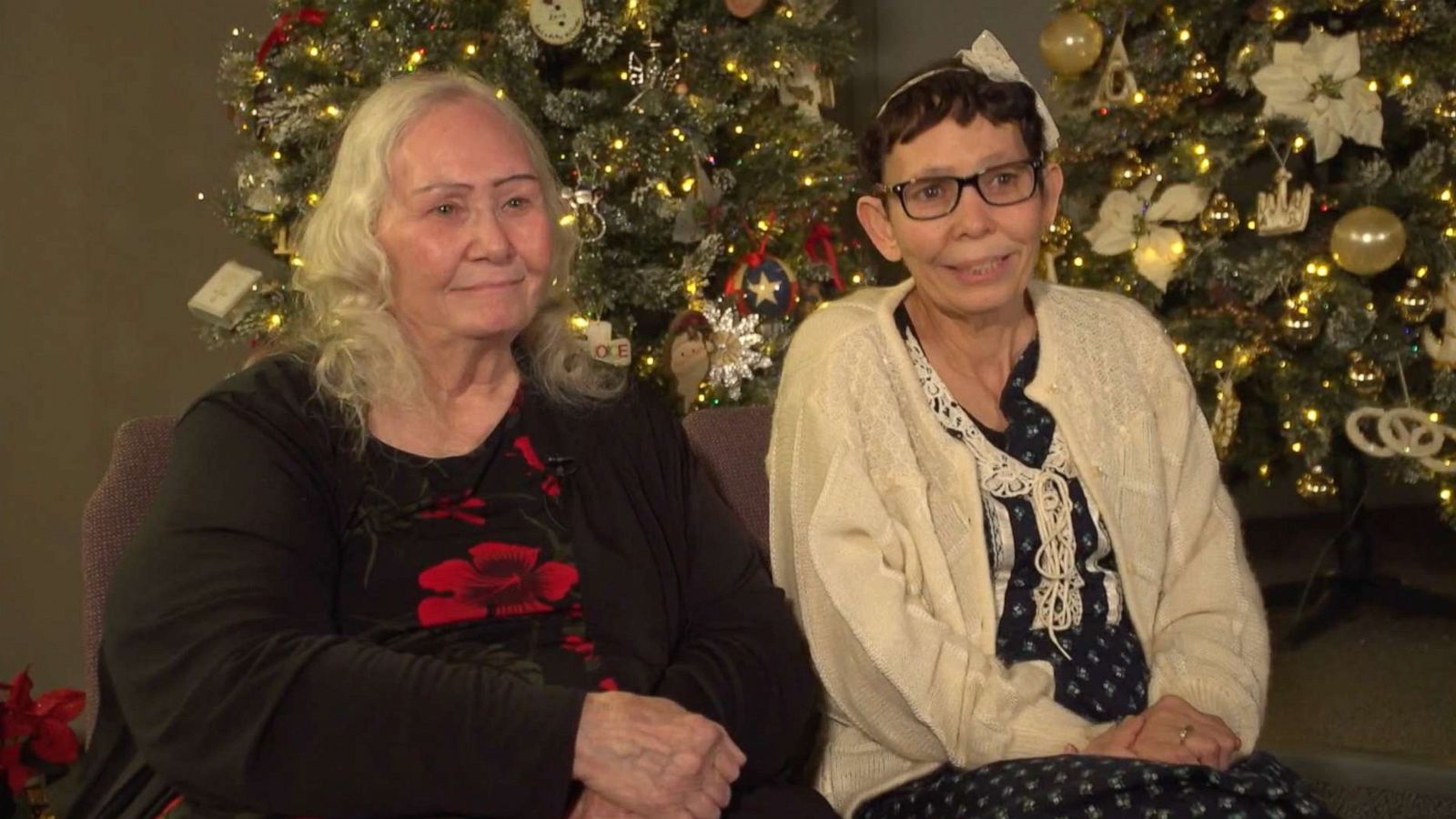 PHOTO: Melissa Highsmith and her mother Alta Apantenco discuss being reunited after 51 years.