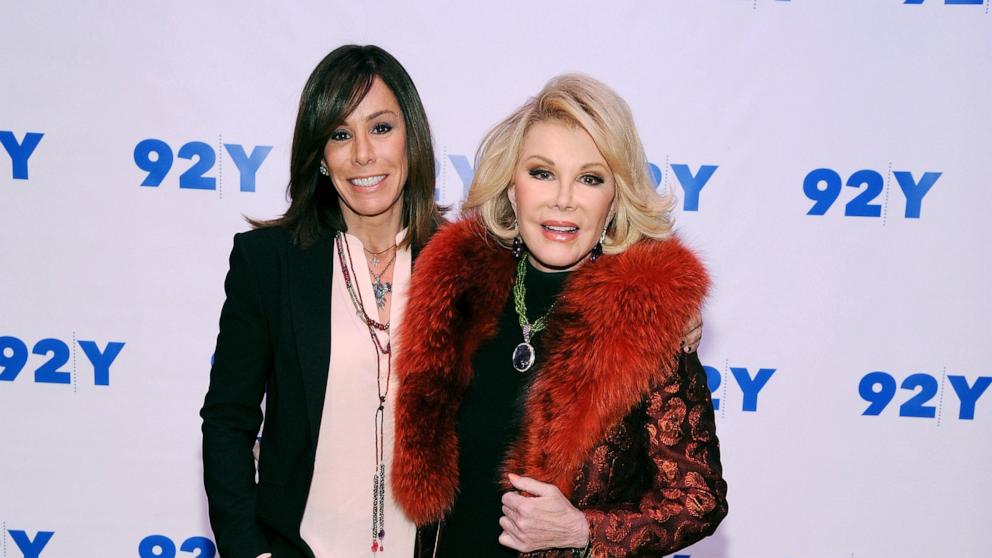 PHOTO: Joan Rivers and daughter Melissa Rivers attend An Evening With Joan And Melissa Rivers at 92nd Street Y on January 22, 2014 in New York City. 