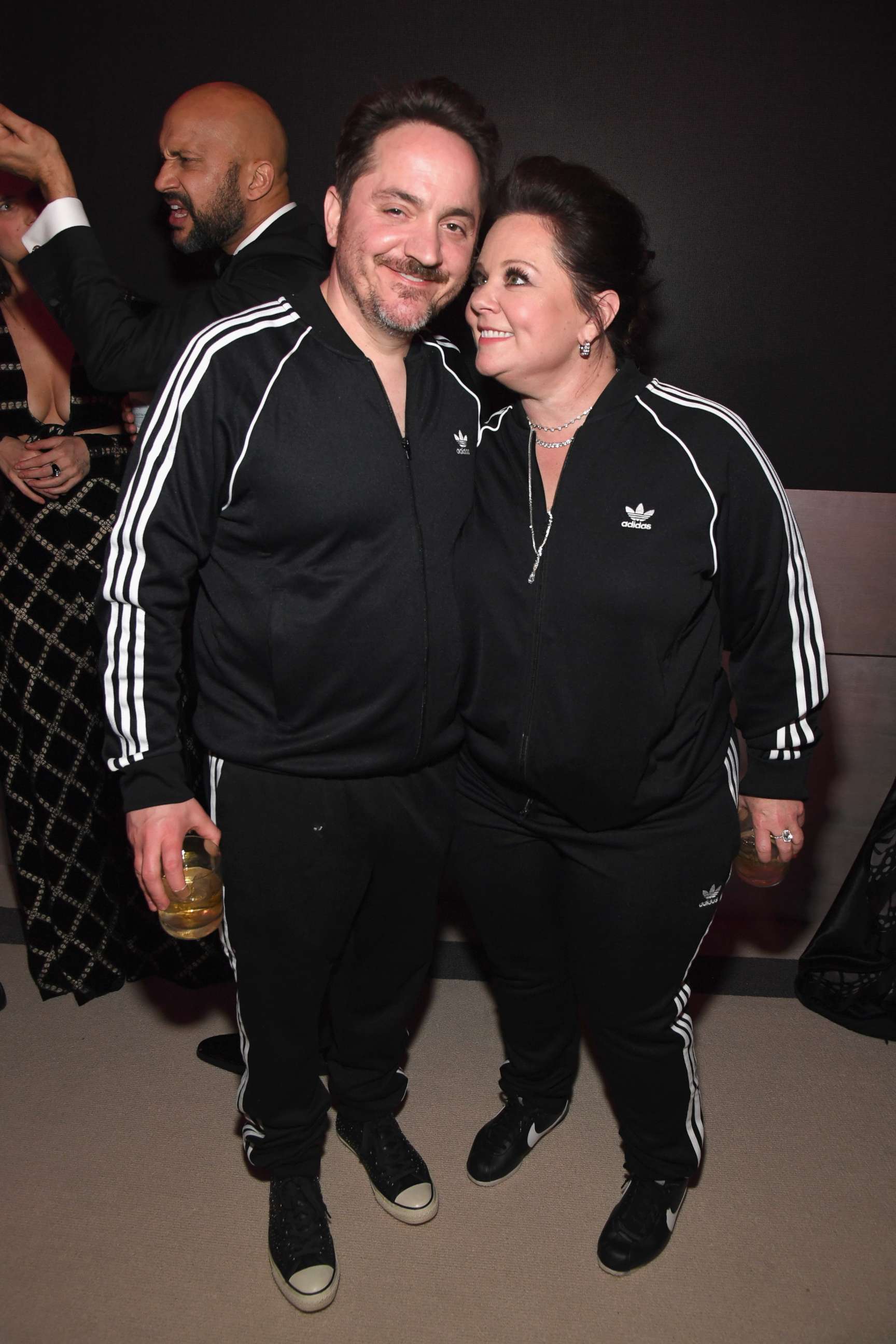 PHOTO: Ben Falcone and Melissa McCarthy attend the 2019 Vanity Fair Oscar Party, Feb. 24, 2019, in Beverly Hills, Calif.