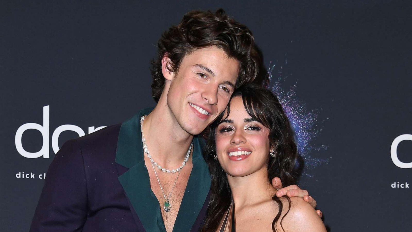 PHOTO: Shawn Mendes and Camila Cabello pose at the 2019 American Music Awards at Microsoft Theater on Nov. 24, 2019 in Los Angeles.