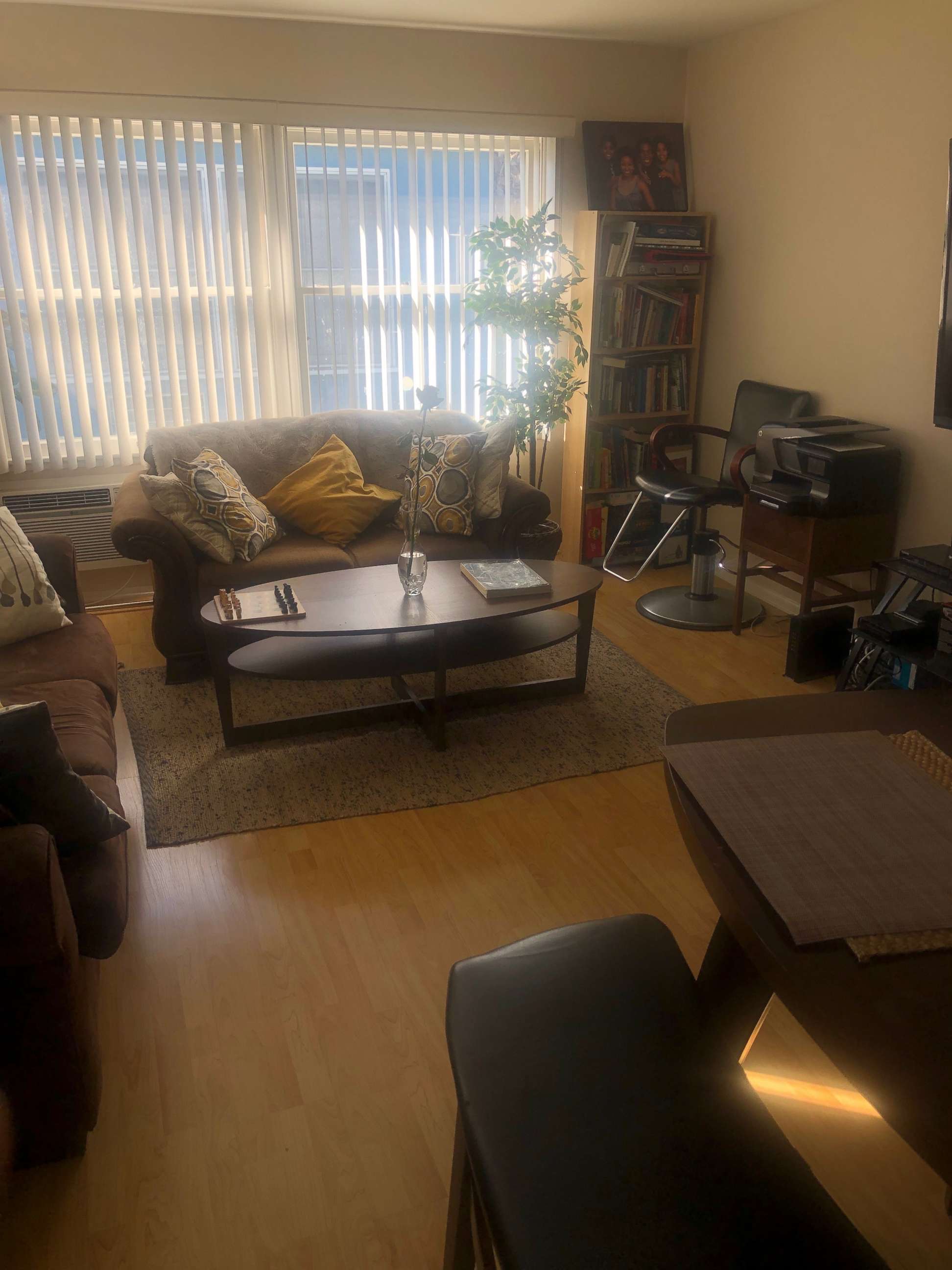 PHOTO: The living room of Douglas and Katrina Mersier's Los Angeles home is pictured in February 2019.