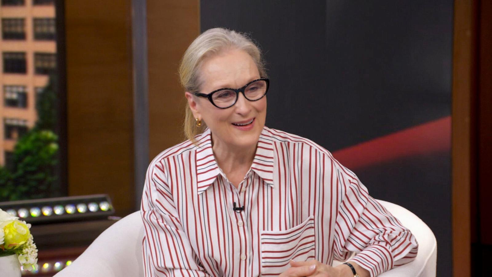 PHOTO: Meryl Streep appears on "Good Morning America," April 20, 2026.