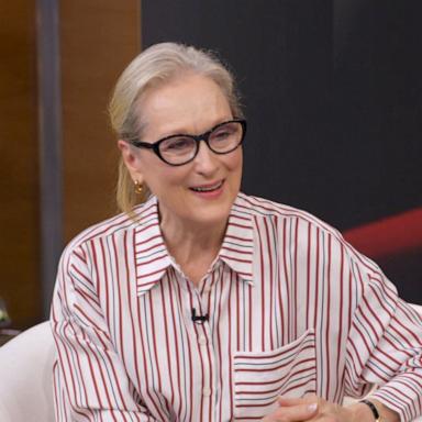 PHOTO: Meryl Streep appears on "Good Morning America," April 20, 2026.