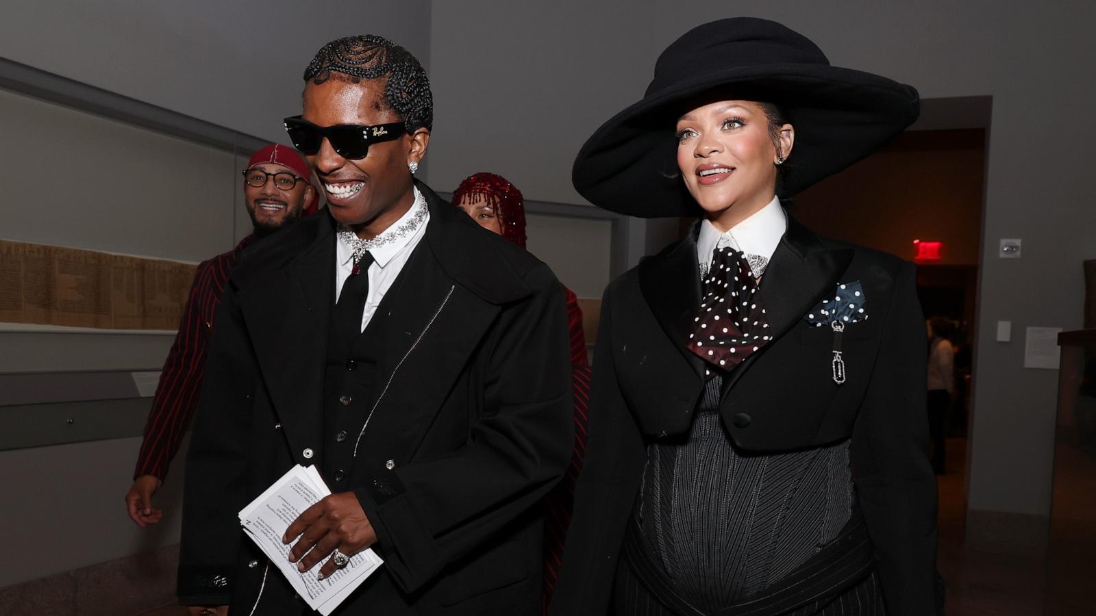 PHOTO: Met Gala Co-Chair A$AP Rocky and Rihanna attend the 2025 Met Gala Celebrating "Superfine: Tailoring Black Style" at Metropolitan Museum of Art, May 5, 2025 in New York City.