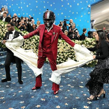 PHOTO: Damson Idris attends the 2025 Met Gala Celebrating "Superfine: Tailoring Black Style" at Metropolitan Museum of Art, May 5, 2025 in New York City. 