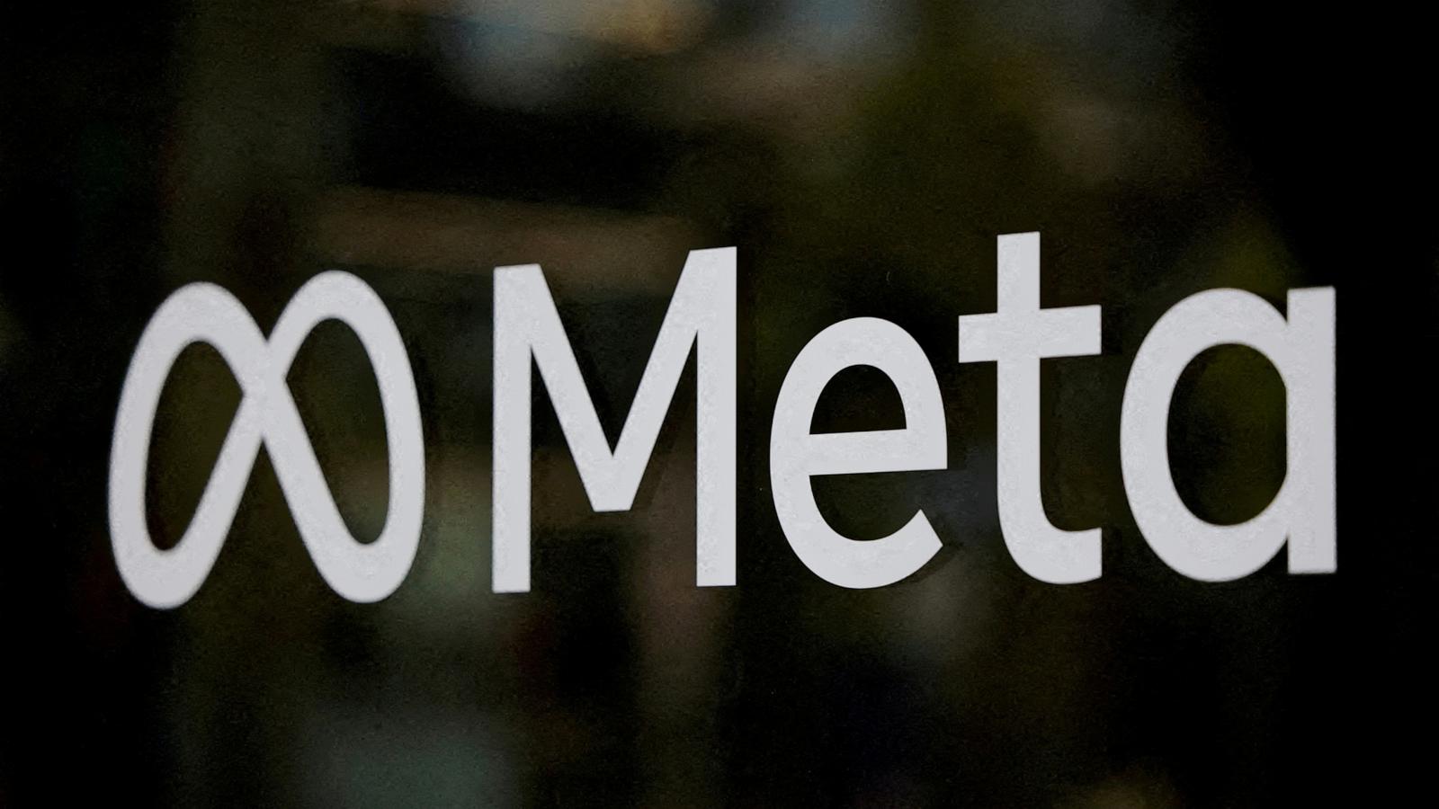 PHOTO: The logo of Meta at the Meta Lab in Los Angeles, May 20, 2026.