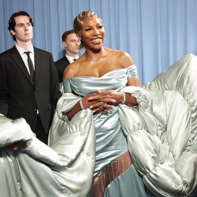 PHOTO: Serena Williams attends the 2025 Met Gala Celebrating 'Superfine: Tailoring Black Style' at Metropolitan Museum of Art, May 5, 2025 in New York City.