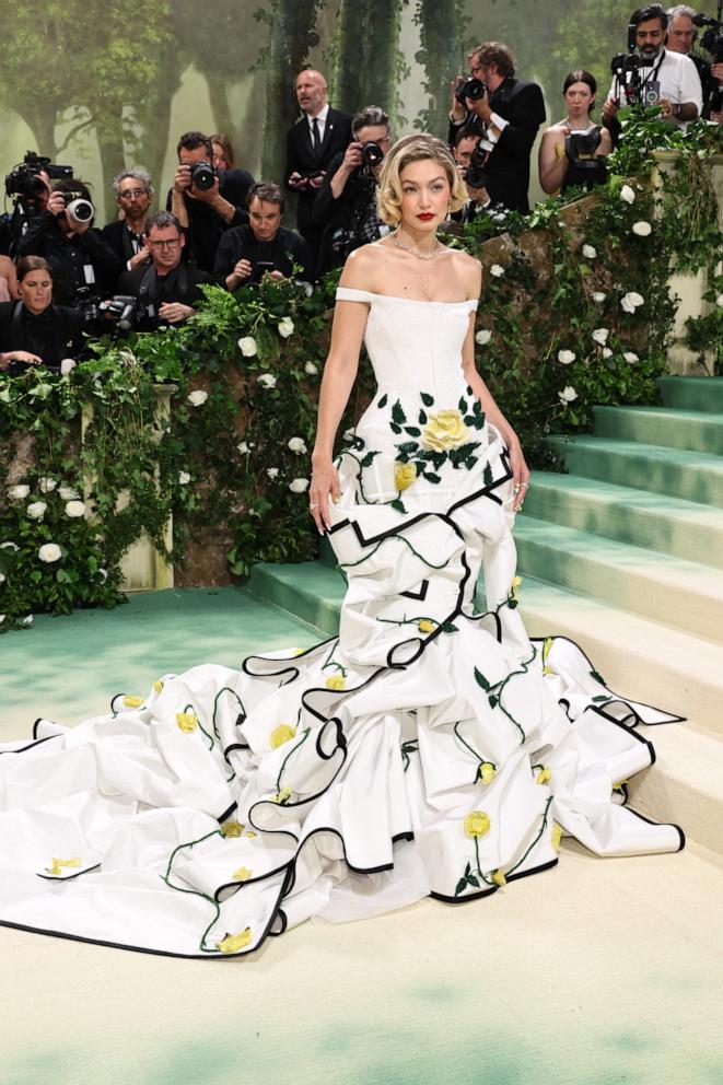 PHOTO: Gigi Hadid attends the 2024 Met Gala Celebrating 'Sleeping Beauties: Reawakening Fashion' at The Metropolitan Museum of Art, May 6, 2024, in New York City.