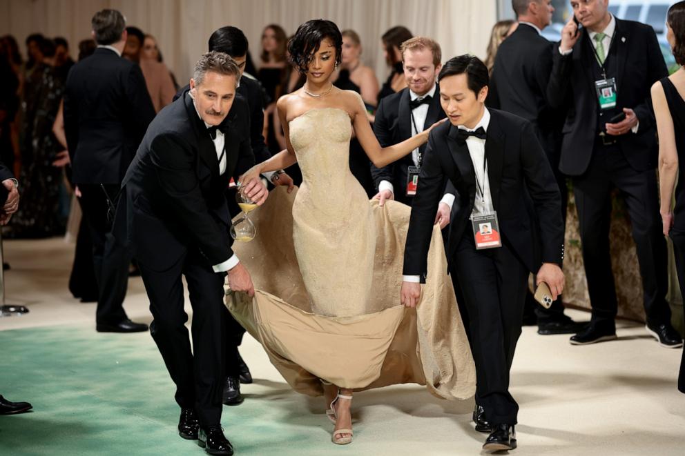 PHOTO: Tyla attends the 2024 Met Gala Celebrating 'Sleeping Beauties: Reawakening Fashion' at The Metropolitan Museum of Art, May 6, 2024, in New York City.