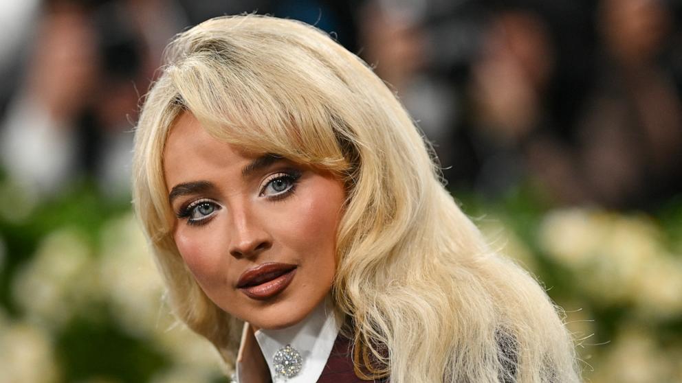 PHOTO: Sabrina Carpenter attends the 2025 Met Gala Celebrating 'Superfine: Tailoring Black Style' at Metropolitan Museum of Art, May 5, 2025 in New York City.