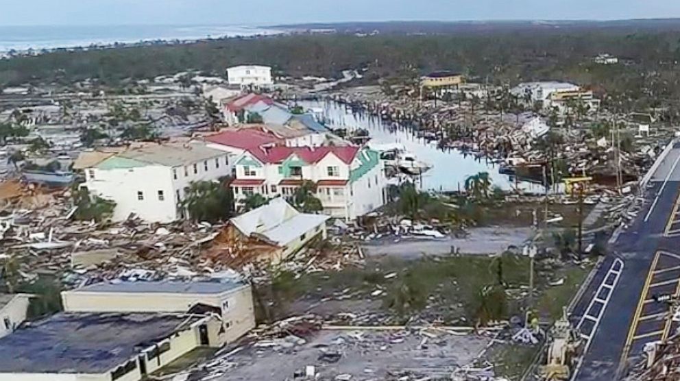 PHOTO: In this image made from video and provided by SevereStudios.com, damage from Hurricane Michael is seen in Mexico Beach, Fla., Oct. 11, 2018.