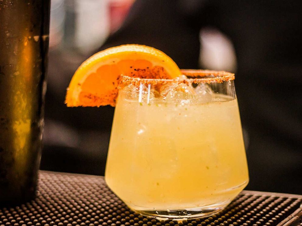 PHOTO: A mezcalina cocktail is one of 150 margarita variations made at the JW Marriott Cancun Resort & Spa.