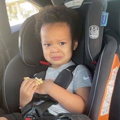 PHOTO: Vincent Spencer captured his son Micah tearing up after he called him his “best friend.” Spencer’s video of Micah has gone viral on TikTok.