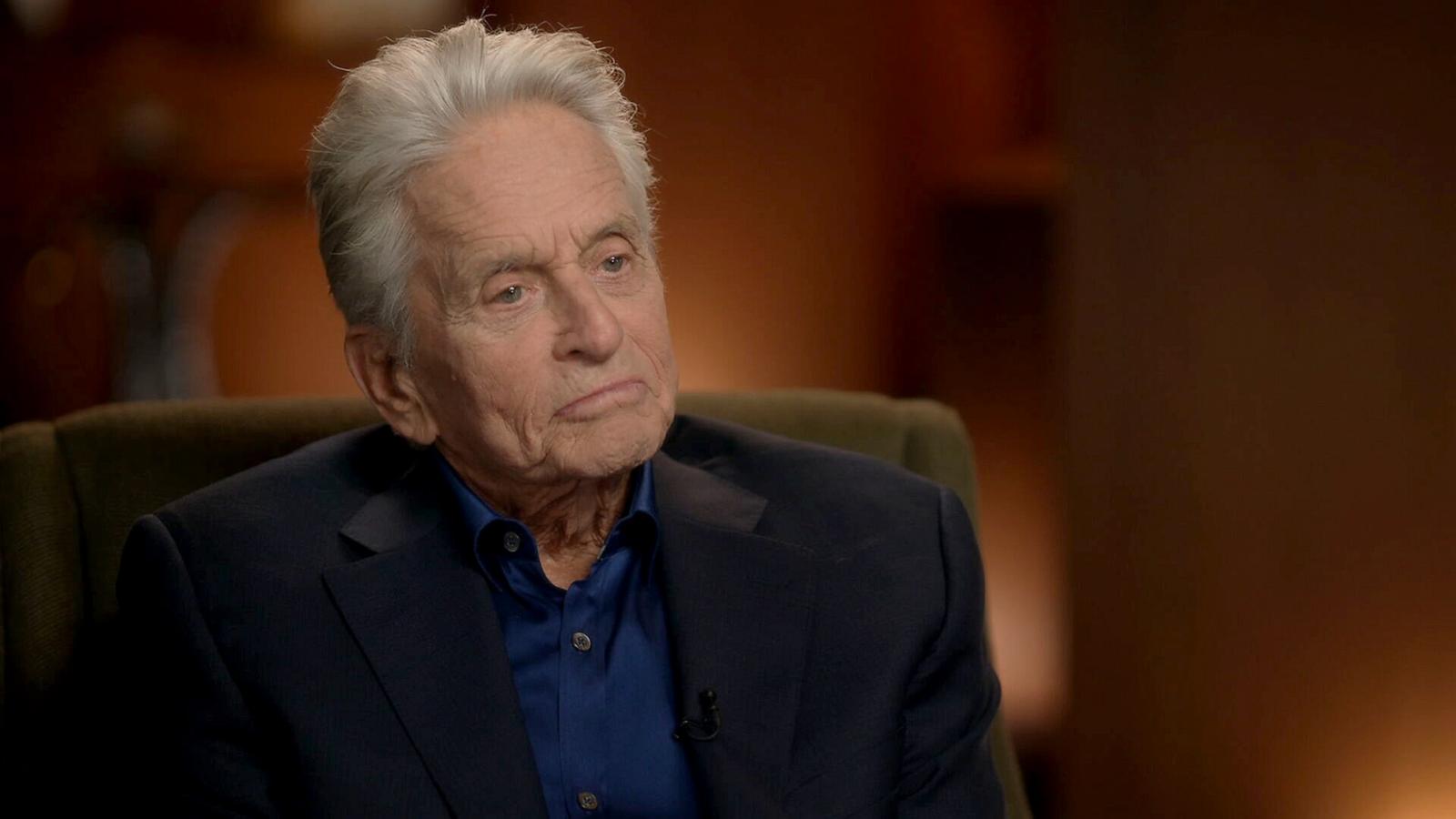 PHOTO: Michael Douglas speaks with ABC News' Diane Sawyer in an interview that aired on "Good Morning America" on Oct. 5, 2026.