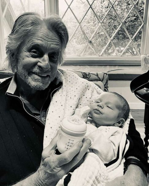 Michael Douglas Reacts To Meeting Grandson Ryder For The 1st Time Gma