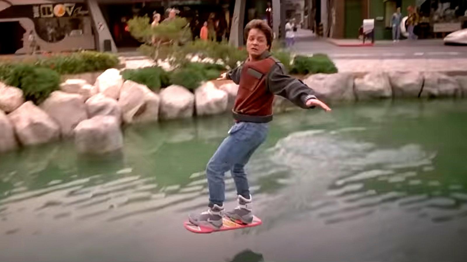 PHOTO: Michael J. Fox is shown in a scene from the movie "Back To The Future."