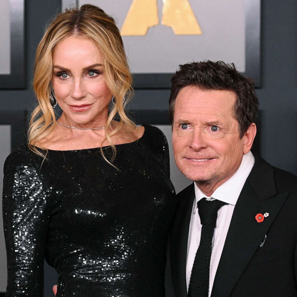 michael j fox wife