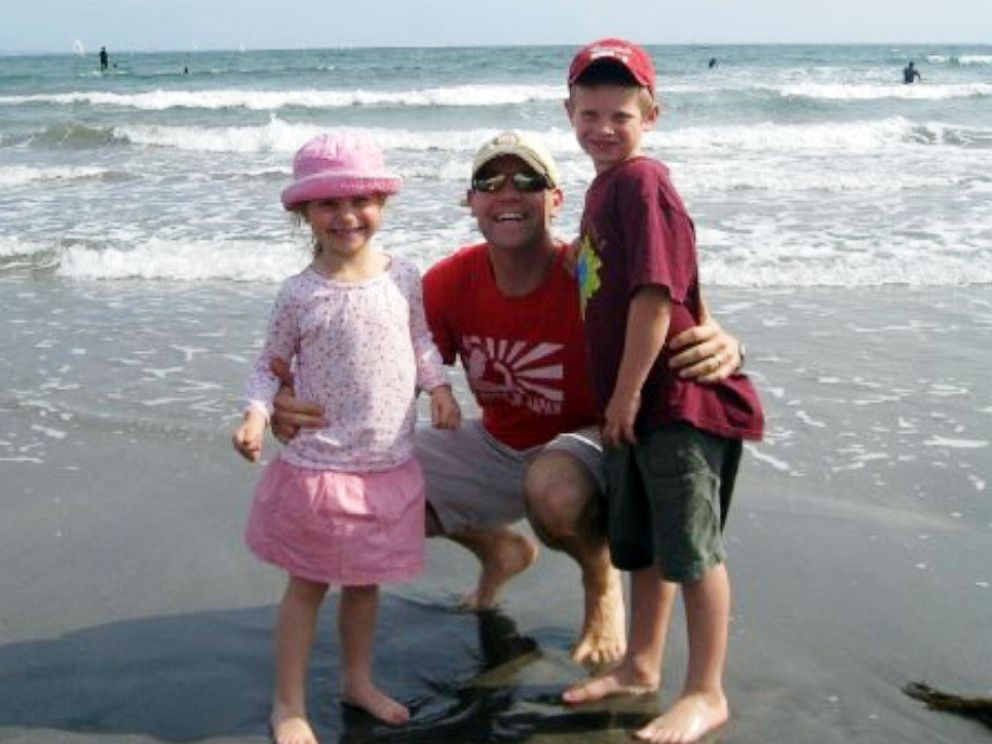 PHOTO: Michael Kasdan poses with his children Lauren and Jacob in an undated family photo.