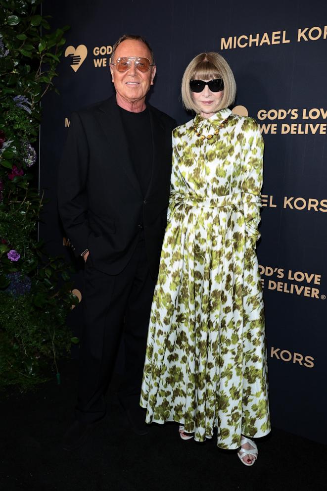 PHOTO: Michael Kors and Anna Wintour attend the God's Love We Deliver Golden Heart Awards at Cathedral of St. John the Divine on Oct. 21, 2024, in New York.