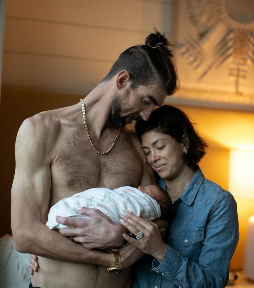 PHOTO: Michael and Nicole Phelps announced the arrival of their fourth child, Nico Michael Phelps, on Instagram.