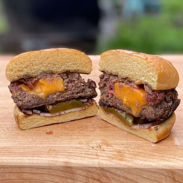 Make Chef Michael Symon's ultimate Bacon Cheddar Smash Burger - Good  Morning America