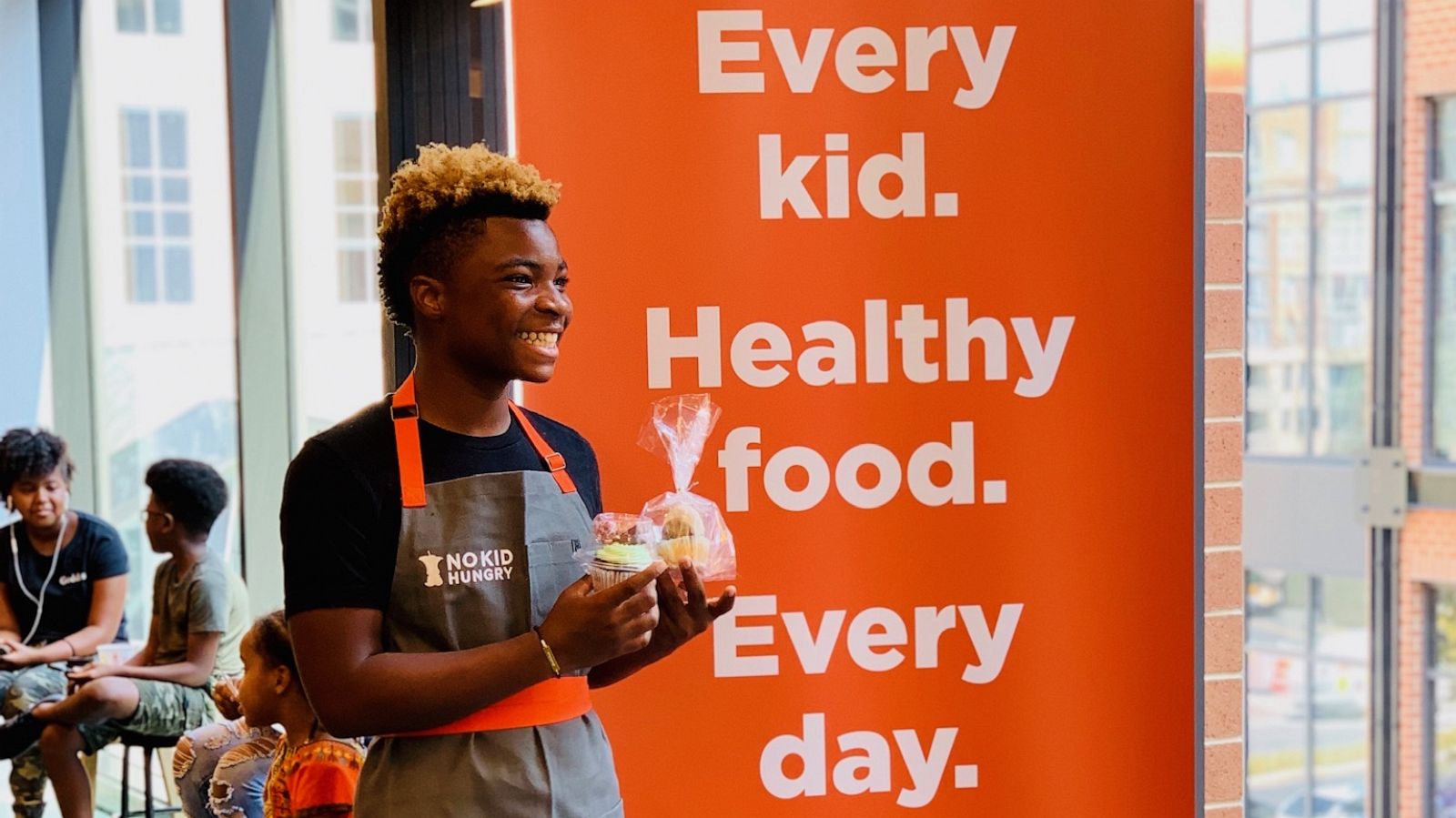 PHOTO: Michael Platt, 15, created "snack packs" during the pandemic to make sure no kid goes hungry.