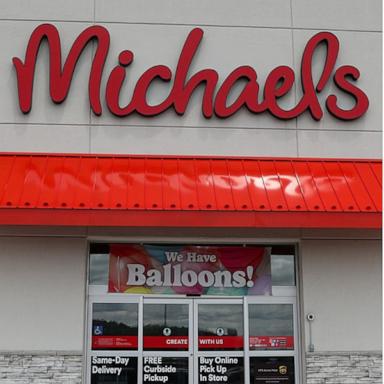 PHOTO: A Michaels craft store at the former Columbia Mall in Bloomsburg, Pa., June 1, 2025. Joann Fabrics in Maplewood, Minn., April 22, 2025.