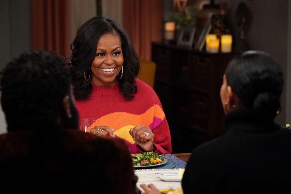 PHOTO: Michelle Obama appears on the Jan. 4, 2022, episode of the ABC show, "Blackish."