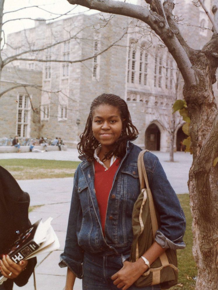 PHOTO: Michelle Robinson (Obama) at Princeton University where she studied sociology and African-American studies.