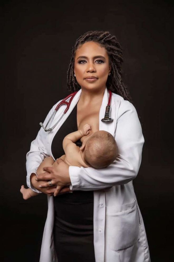 PHOTO: Dr. Michelle Wan with 8-month-old Amel Wan-McIntosh.